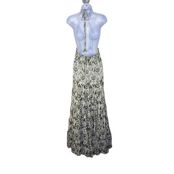 Misa Los Angeles Womens Andromeda Dress Halter Neckline Spring Ikat Size Large - Picture 5 of 10